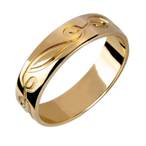Obrączka złota