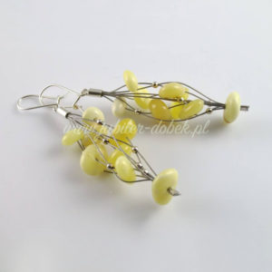 Kolczyki z bursztynem
