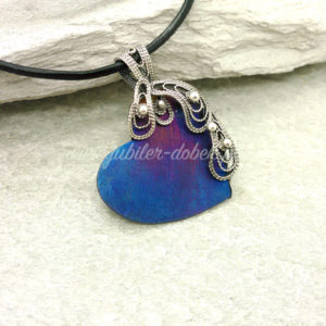 Naszyjnik TYTANOWE SERCE