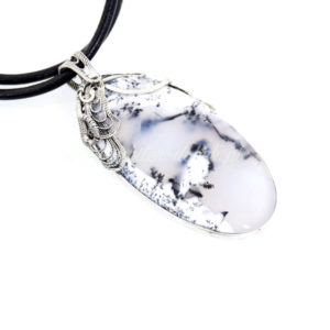 Naszyjnik z Agatem dendrytowym